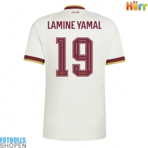 Billiga Spanien Lamine Yamal #19 Bortatröja VM 2026 Kortärmad
